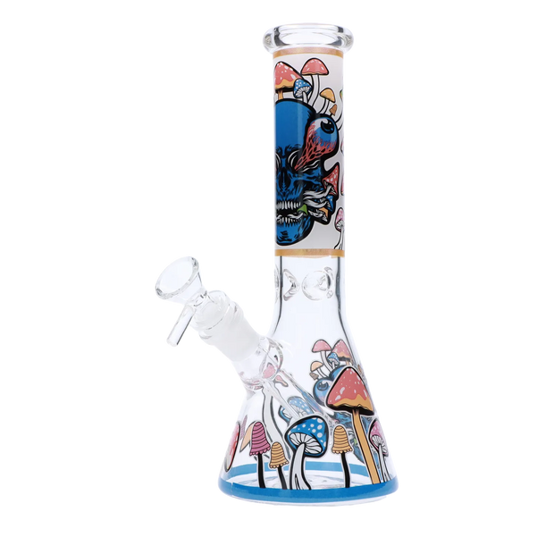 Valiant Mushroom Design Water Pipe - 10 in.