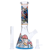 Valiant Mushroom Design Water Pipe - 10 in.