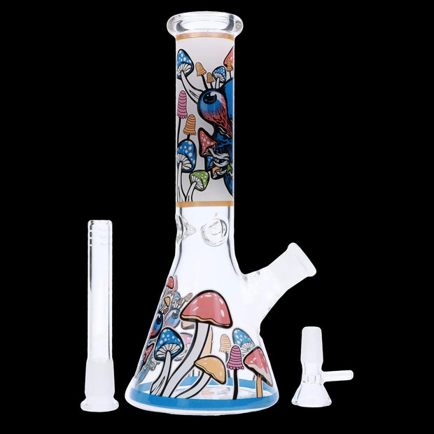 Valiant Mushroom Design Water Pipe - 10 in.