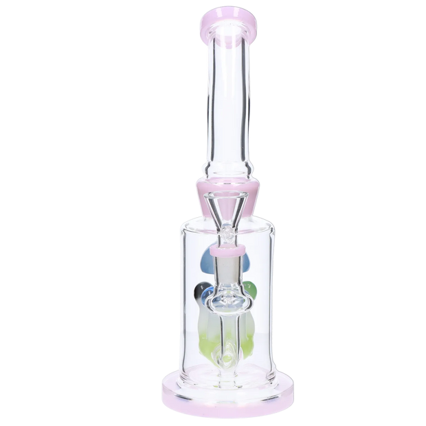 Valiant Multi-Mushroom Perc Water Pipe - 9 in.