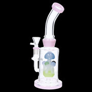 Valiant Multi-Mushroom Perc Water Pipe - 9 in.