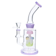 Valiant Multi-Mushroom Perc Water Pipe - 9 in.