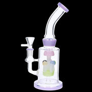 Valiant Multi-Mushroom Perc Water Pipe - 9 in.