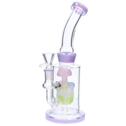 Valiant Multi-Mushroom Perc Water Pipe - 9 in.