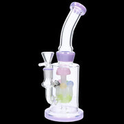 Valiant Multi-Mushroom Perc Water Pipe - 9 in.