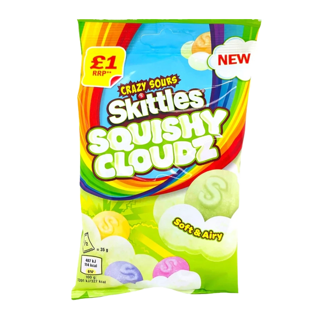 Skittles - Crazy Sours Squishy Cloudz