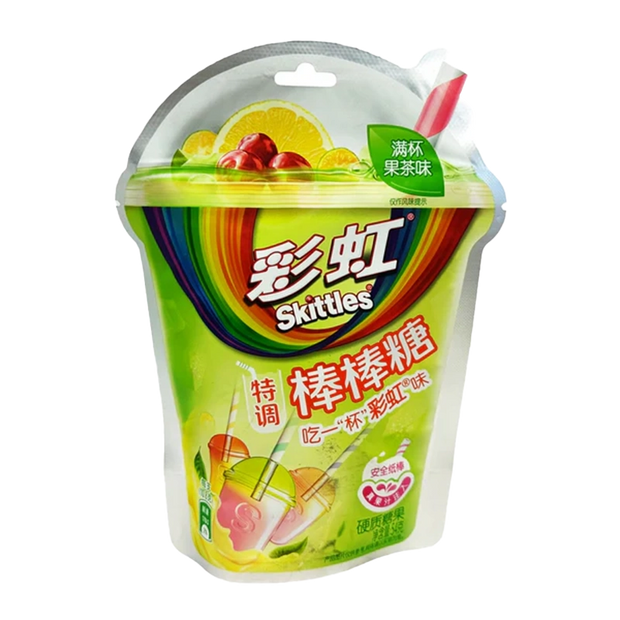 Skittles - Tea Lollipops Green