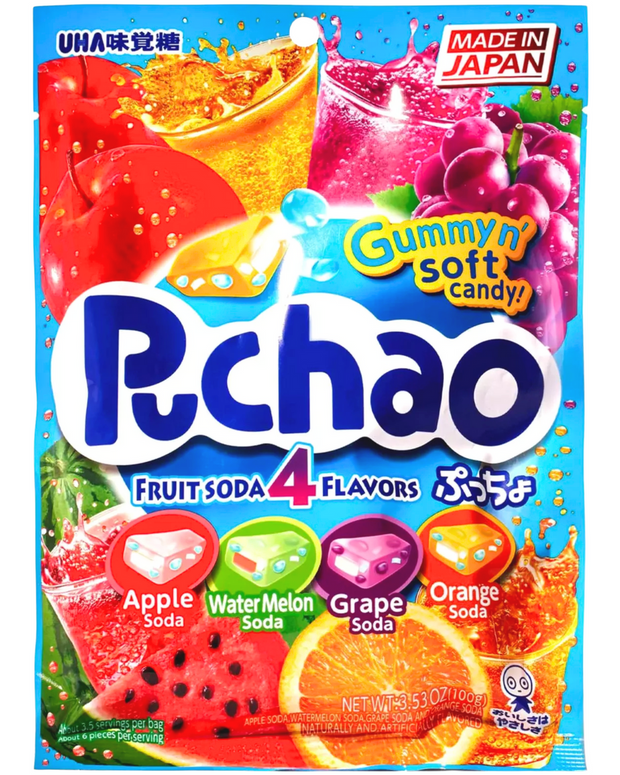 Puchao Chewy Candy - 4 Flavour Fruit Mix