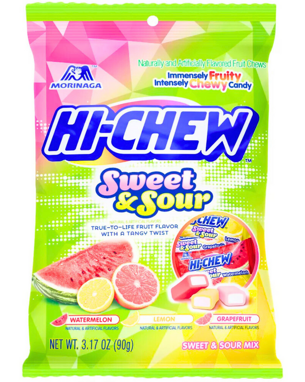 Hi-Chew Fruity Chewy Candy - Sweet & Sour