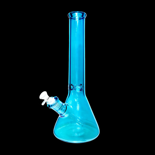 Neon Beaker with Ice Pinch Water Pipe