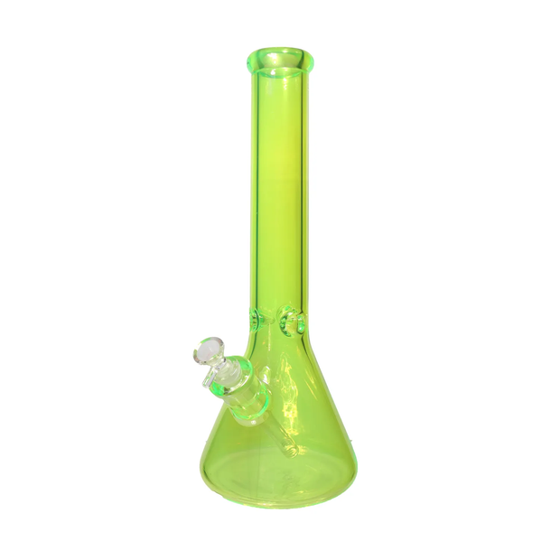 Neon Beaker with Ice Pinch Water Pipe