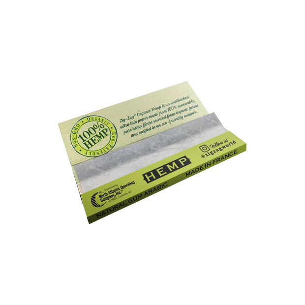 Zig-Zag Organic Hemp Rolling Papers 1 1/4 24Box