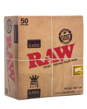 Raw - King Size Slim Rolling Papers 50 Box